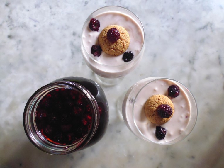 Raspberry vinegar & dessert